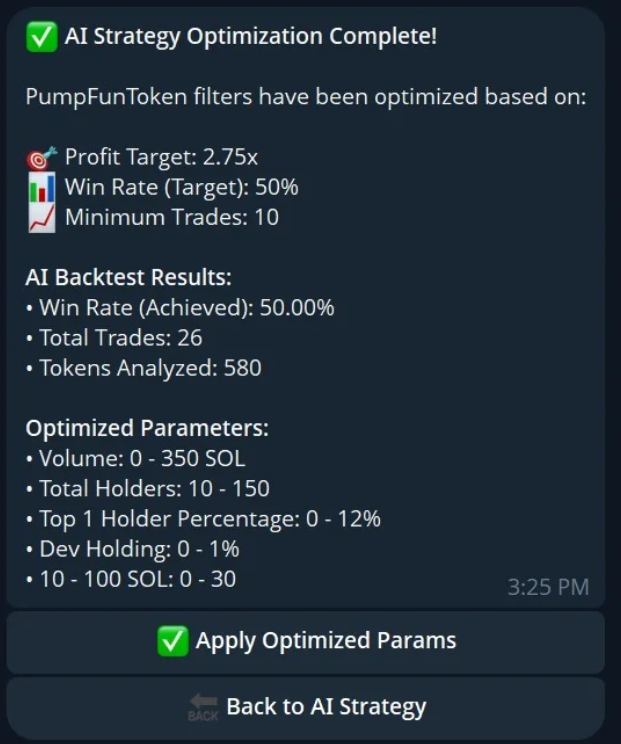 AI Strategy Optimization Complete